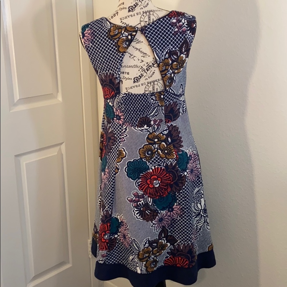 Sale 💕 Almost new! Anthropologie Maeve Navy Dress - Picture 5 of 6